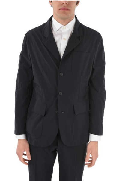 Brunello Cucinelli Men's  Blue Other Materials Blazer