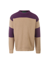 EMPORIO ARMANI MEN'S  BROWN OTHER MATERIALS SWEATER