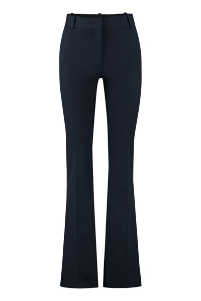 Frame Flared Trousers In Blue