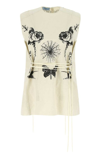 PRADA PRADA FLORAL PRINTED LACE