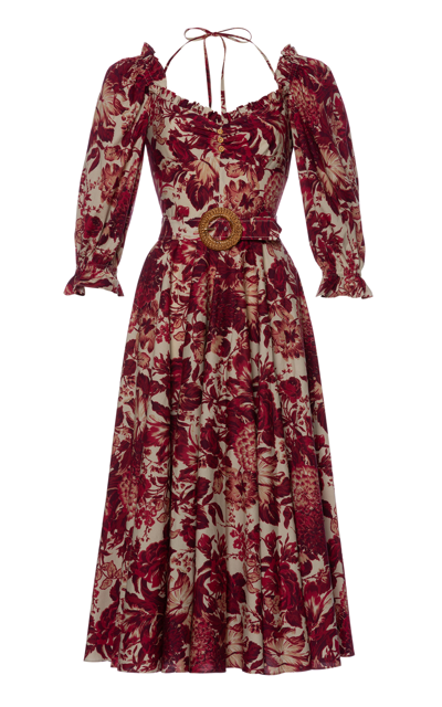 Lena Hoschek Women's Angelique Stretch-cotton Midi Dress In Print
