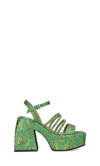 Nodaleto Bulla Chibi Embroidered Platform Sandals