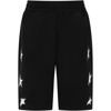 Golden Goose Printed Cotton-blend Jersey Shorts In Black