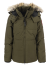 Canada Goose Chelsea Fur-hood Parka Coat In Green