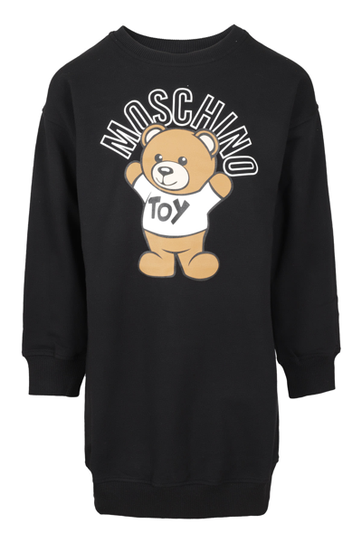 Moschino Kids' Dress In Nero