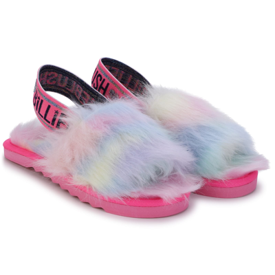Billieblush Kids' Multicolor Sandals For Girl In Pink