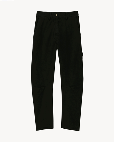 Nili Lotan Carpenter Pant In Jet Black