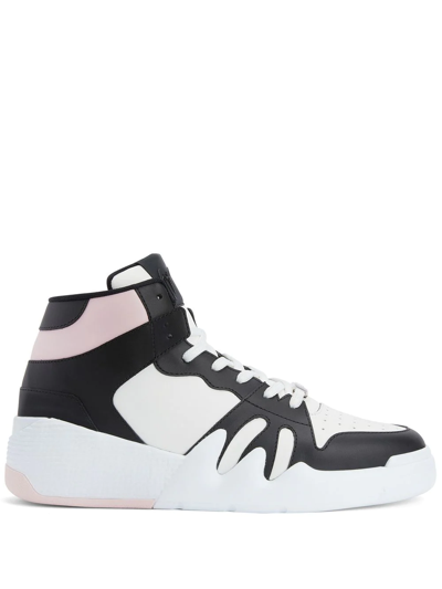 Giuseppe Zanotti Colour-block Panelled Sneakers In Pink