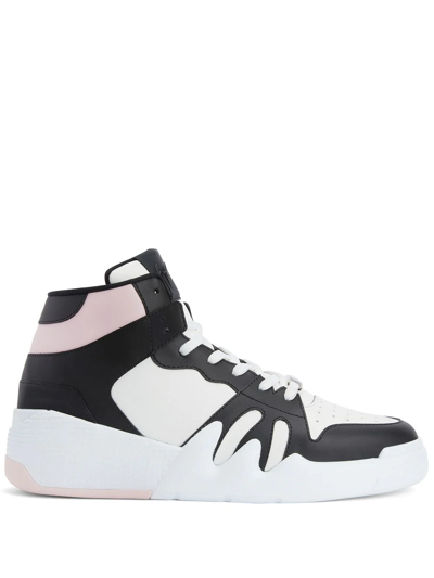 Giuseppe Zanotti Colour-block Panelled Sneakers In White