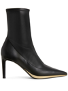 GIUSEPPE ZANOTTI VIRGYN STRETCH ANKLE BOOTS