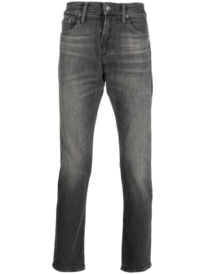 Polo Ralph Lauren Low-rise Slim-cut Jeans In 灰色