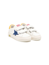 GOLDEN GOOSE LEATHER STAR-PATCH DETAIL SNEAKERS
