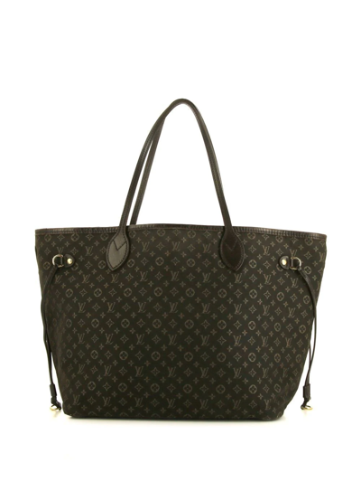 Pre-owned Louis Vuitton 2012  Medium Monogram Jacquard Nevefull Tote In 褐色