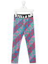Stella Mccartney Leopard Print Leggings In 粉色