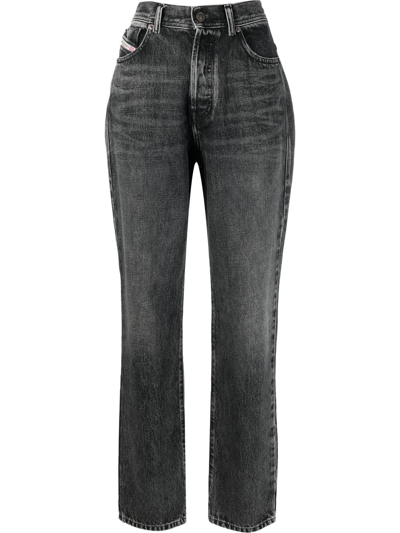 Diesel 1956 Straight-leg Jeans In Black