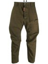 DSQUARED2 CROPPED CARGO TROUSERS