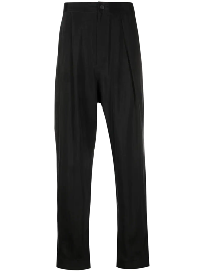 Atu Body Couture X Tessitura Straight-leg Tailored Trousers In Black
