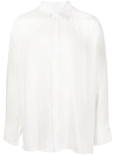 Atu Body Couture X Tessitura Classic Button-up Shirt In White