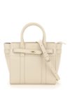 MULBERRY MULBERRY GRAIN LEATHER ZIPPED BAYSWATER MINI BAG