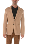 ERMENEGILDO ZEGNA ERMENEGILDO ZEGNA MEN'S BEIGE OTHER MATERIALS BLAZER,755UYB60N95 54