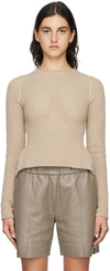 Aeron Beige Avenue Sweater In Sand 107