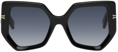 Marc Jacobs Black Icon Sunglasses In 807-ir Black/gold