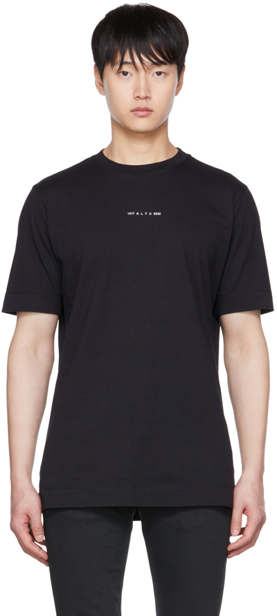 Alyx Graphic-printed Crewneck T-shirt In Black