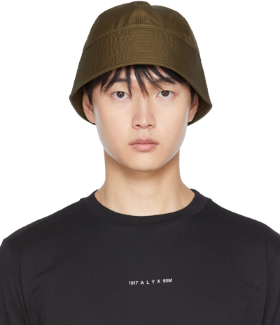 Alyx Ssense Exclusive Khaki Bucket Hat In Military Green