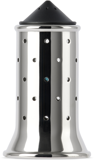 Alessi Stainless-steel Salt Shaker In Black