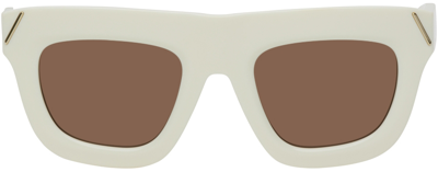 Victoria Beckham White Vb642s Sunglasses In 103
