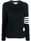 Thom Browne 4-bar Sweatshirt In Blau