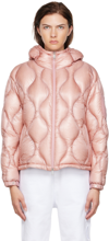 Moncler Anthon Hooded Quilted Ripstop Down Jacket In Pink