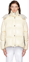 Moncler Off-white Parana Down Jacket In Ivory