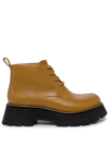 3.1 Phillip Lim Kate Lace-up Ankle Combat Boots In Nude