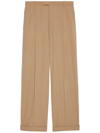 GUCCI PLEAT-DETAILING TAILORED WOOL TROUSERS