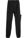 ETRO PRESS-STUD BELTED UTILITY TROUSERS