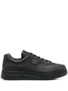 Givenchy G4 Brand-plaque Leather Low-top Trainers In Black