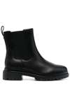 Ralph Lauren Corinne Elasticated-panel Boots In Black