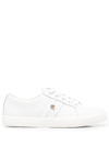 Ralph Lauren Low-top Lace-up Sneakers In Weiss