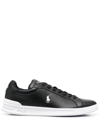 Polo Ralph Lauren Pony Logo Low-top Sneakers In Schwarz