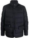 WOOLRICH LOGO-PATCH PADDED COAT