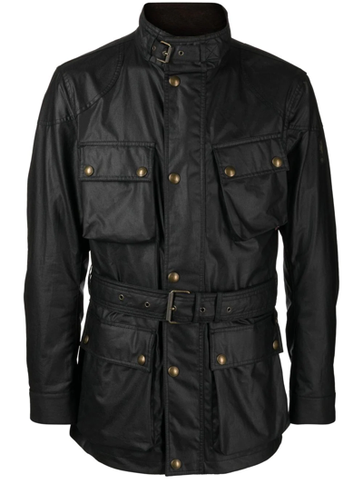Belstaff Trailmaster Waxed Jacket Black