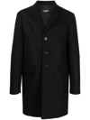 DSQUARED2 FITTED SINGLE-BREASTED BUTTON COAT