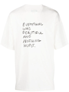 OAMC SLOGAN-PRINT COTTON T-SHIRT