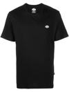 Dickies Logo-patch Cotton T-shirt In Schwarz