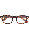 Lesca Posh Xl Square Sunglasses In Rot