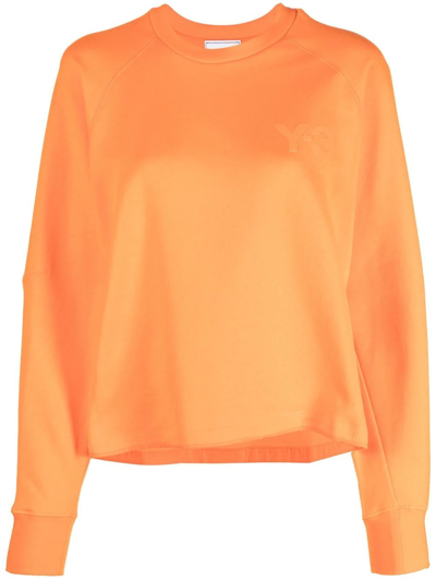 Y-3 Maglia Long-sleeve Sweatshirt In Orange