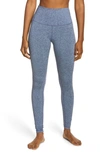 Zella Live In High Waist Leggings In Blue Shadow Cross Dye