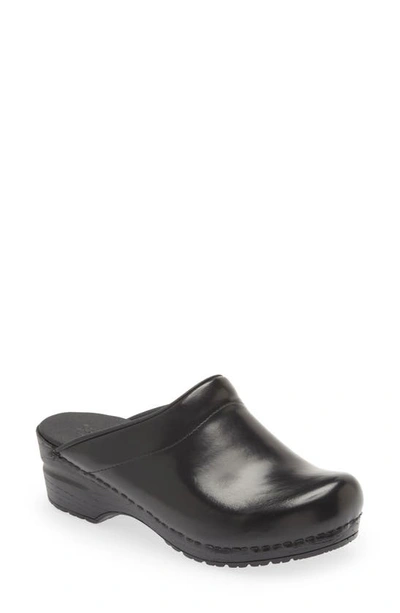 Sanita Sonja Cabrio Clog In Black