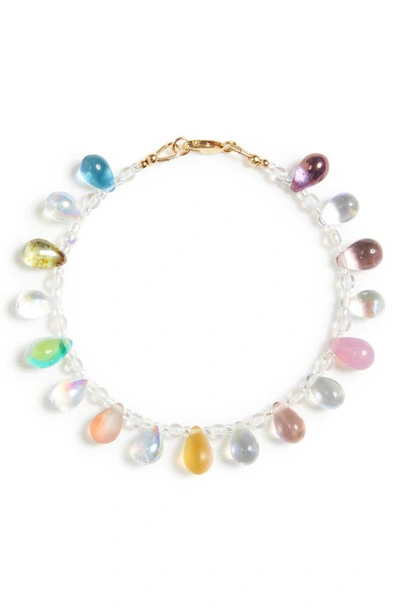 Isshi Rain Drop Beaded Bracelet In Neutral